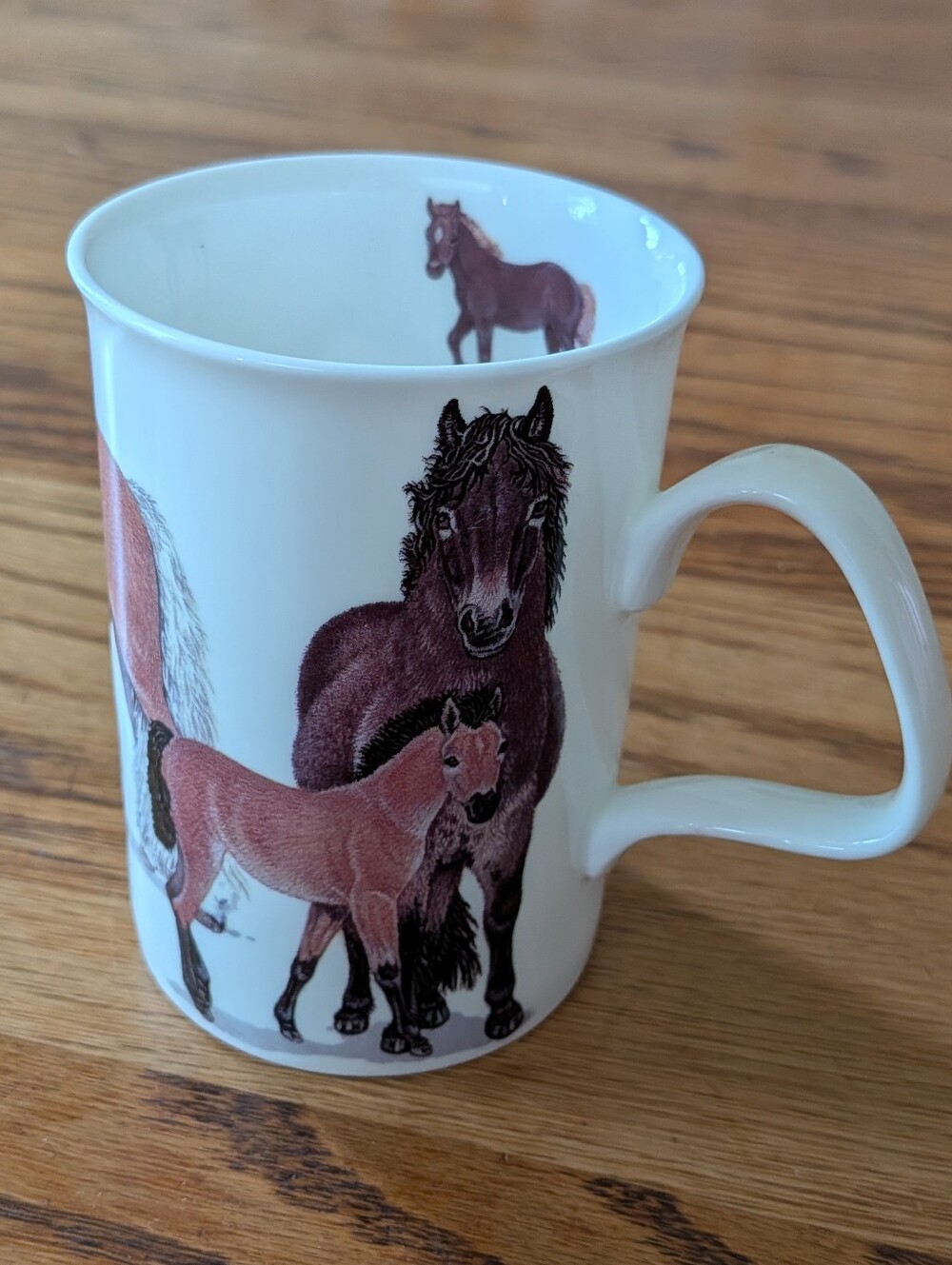 2005 Roy Kirkham "Horses" Fine Bone China Mug England